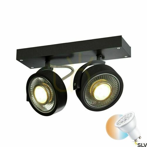 Check Recessed Luminaire SLV KALU Black Aluminum 75W 230V 1000703