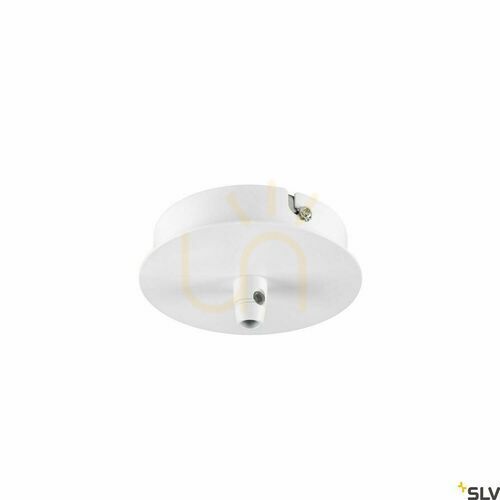 Check Ceiling Rose SLV FITU White Steel 8.5 cm 132601