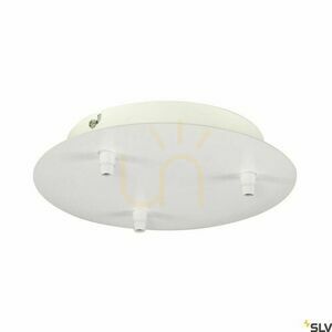 Ceiling Rose SLV FITU White Steel 22 cm 132611 0 Ceiling Rose SLV FITU White Steel 22 cm 132611 small 0