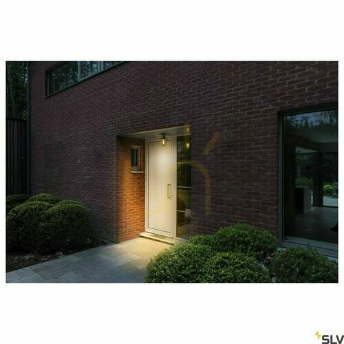 Check Outdoor Ceiling Light SLV MOLAT Anthracite E27 IP44 23 cm 1000823