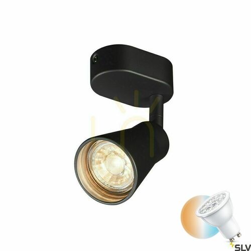Check Recessed Spotlight SLV AVO Single Black GU10 50W 230V 1000886