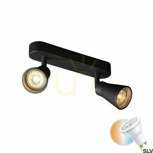 Recessed Spotlight SLV AVO Double Black GU10 2x50W 1000889 0 Recessed Spotlight SLV AVO Double Black GU10 2x50W 1000889 small 0