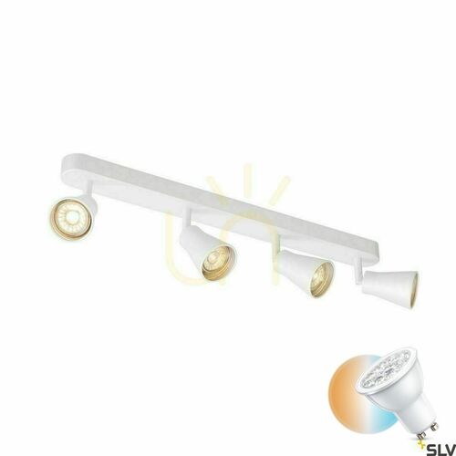 Check Recessed Luminaire SLV AVO Quad White GU10 4-Light 230V 1000896