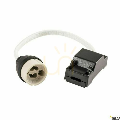 Check GU10 Lamp Holder SLV Zubehör White/Black 50W 230V 1000909