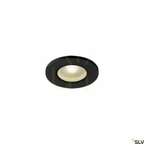 Check SLV KAMUELA ECO black LED recessed light 6 W 3000 K IP65 1001015