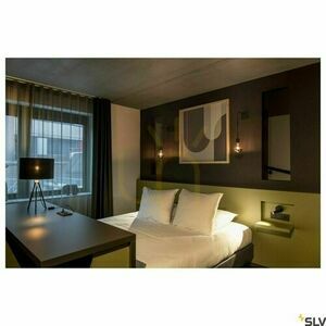 Pendant Light SLV FENDA Black E27 Steel 132660 small 1