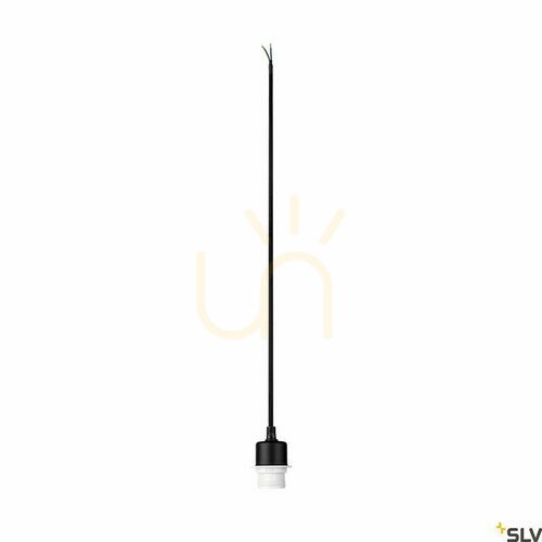 Check Pendant Light SLV FENDA Black E27 Steel 132660