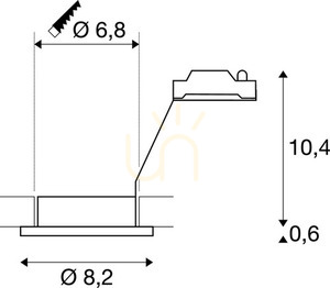 Outdoor Recessed Light SLV DOLIX OUT GU10 Silver IP44 50W 1001168 small 3