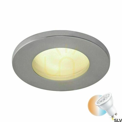 Check Outdoor Recessed Light SLV DOLIX OUT GU10 Silver IP44 50W 1001168