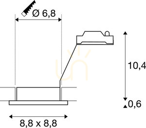 Outdoor Recessed Light SLV DOLIX OUT QPAR51 Silver IP65 50W 1001172 3 Outdoor Recessed Light SLV DOLIX OUT QPAR51 Silver IP65 50W 1001172 small 3