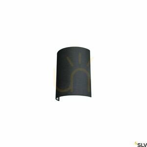 Lampshade SLV FENDA black textile 23x12x30 cm 1001273 small 1