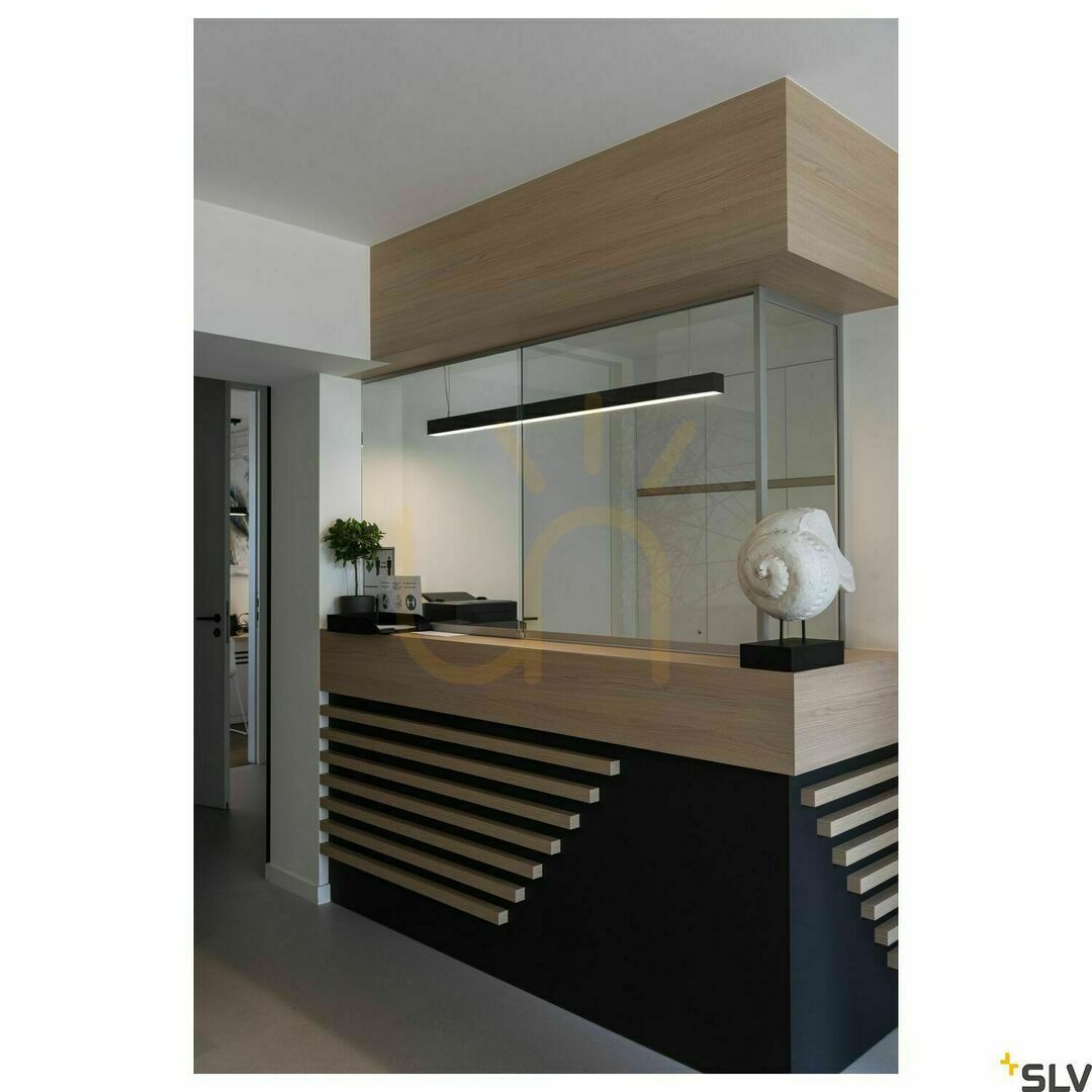 Preview Pendant Light SLV Q-LINE DALI Single LED Black 47W 3000K 142 cm 1001309 Pendant Light SLV Q-LINE DALI Single LED Black 47W 3000K 142 cm 1001309