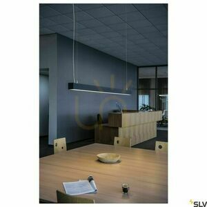 Pendant Light SLV Q-LINE DALI Single LED Black 47W 3000K 142 cm 1001309 3 Pendant Light SLV Q-LINE DALI Single LED Black 47W 3000K 142 cm 1001309 small 3