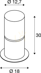 Outdoor Post Light SLV ROX ACRYL 30 Stainless Steel IP44 1001488 3 Outdoor Post Light SLV ROX ACRYL 30 Stainless Steel IP44 1001488 small 3
