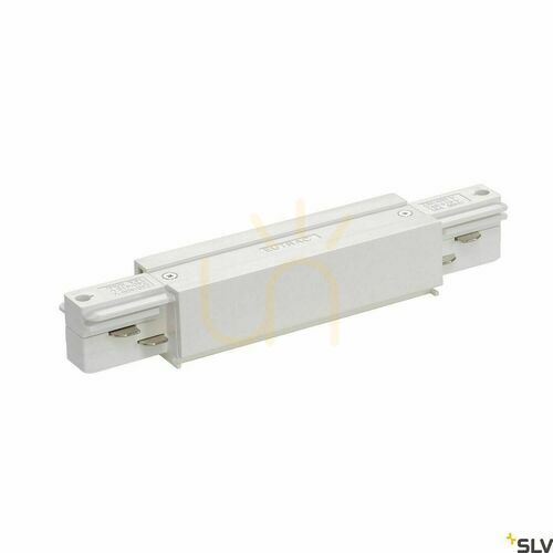Check Busbar Power Feed Connector SLV EUTRAC 3-Circuit White 1001517