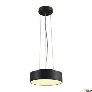 Ceiling Light SLV MEDO 30 Black LED 16W 3000K 28cm 135020 small 1