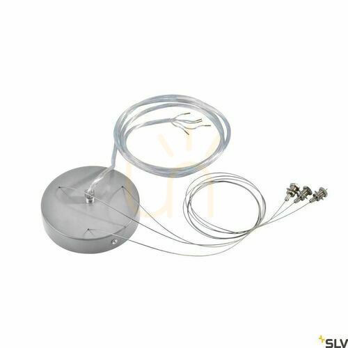 Check Pendant Kit SLV MEDO 135254 Silver Grey 5-Wire 12.9 cm