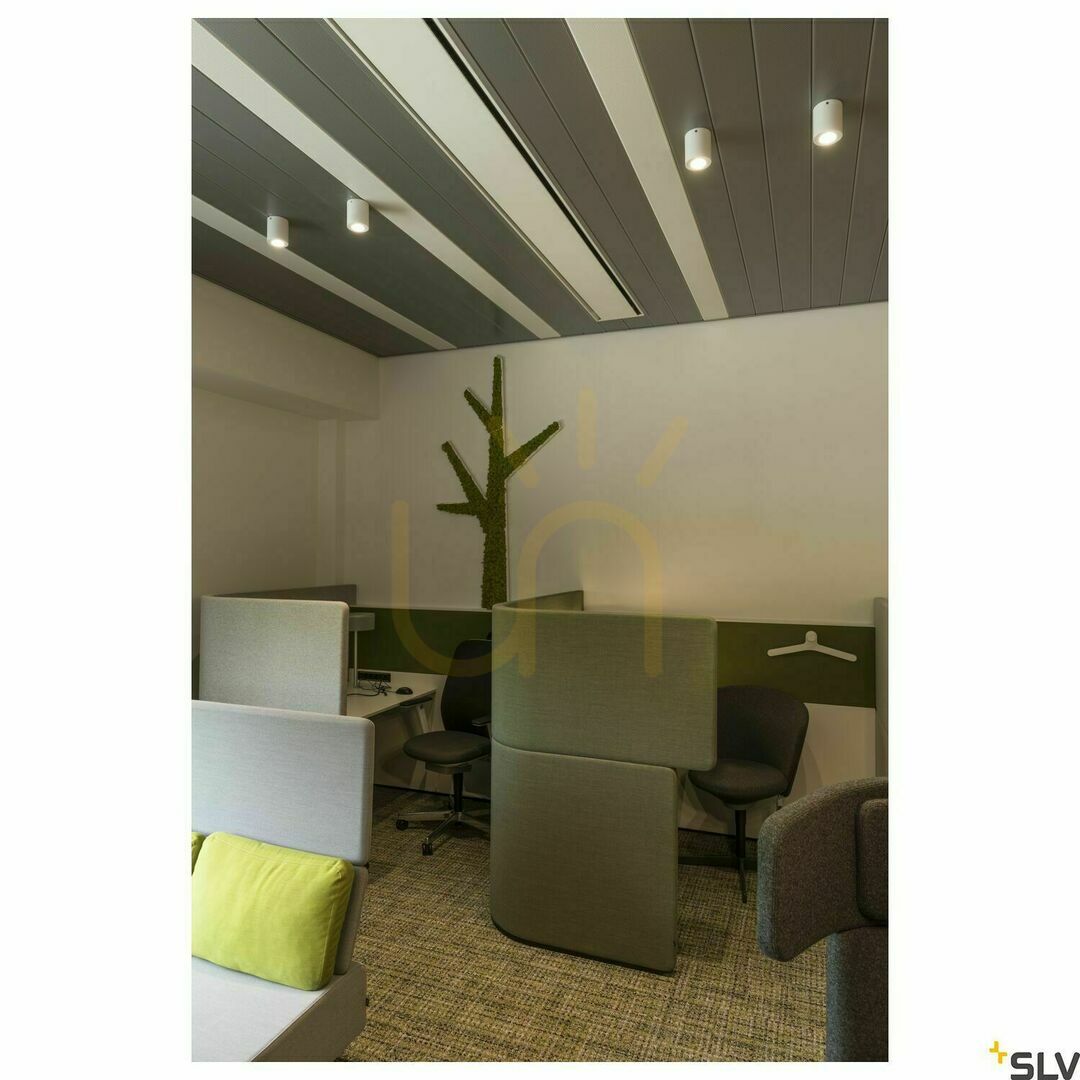 Display Ceiling Light SLV TRILEDO Round CL White Aluminum GU10 1002011 Ceiling Light SLV TRILEDO Round CL White Aluminum GU10 1002011