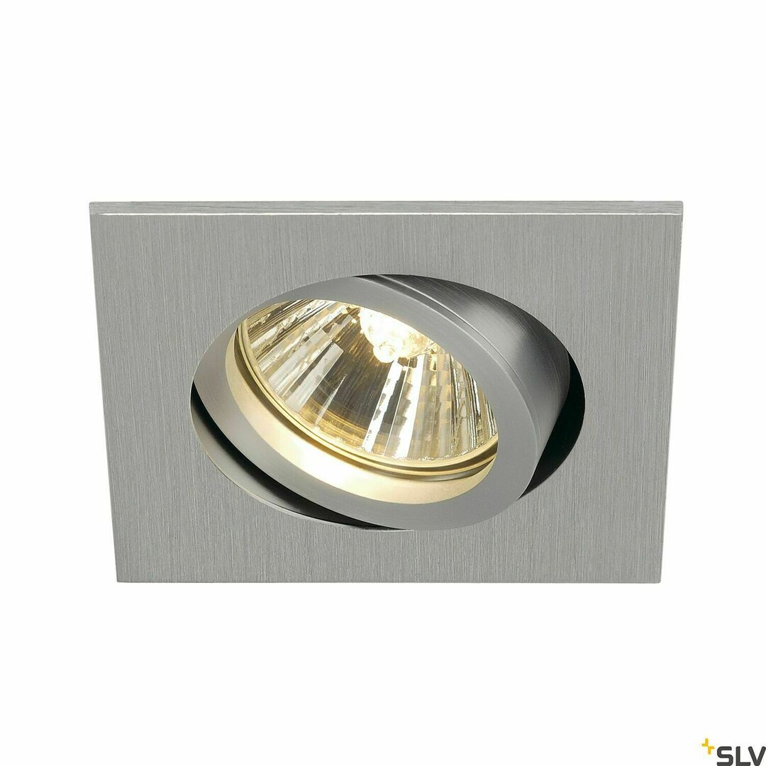 Check Recessed spotlight SLV NEW TRIA 68 square brushed aluminum 50W 230V 1001996 Recessed spotlight SLV NEW TRIA 68 square brushed aluminum 50W 230V 1001996