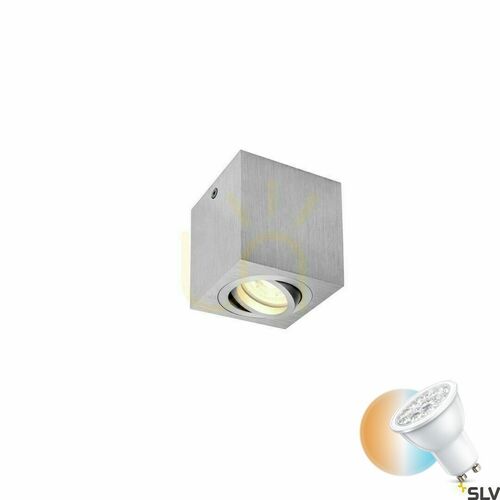 Check Ceiling Light SLV TRILEDO Square CL Aluminum GU10 10W 1002004