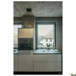 Ceiling Light SLV TRILEDO Double Square Black Aluminum 1002005 1 Ceiling Light SLV TRILEDO Double Square Black Aluminum 1002005 small 1