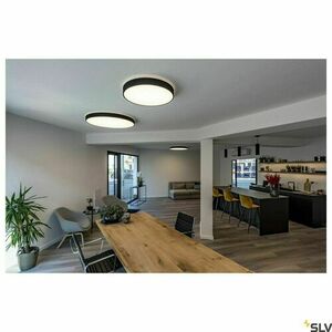 Surface-Mounted Ceiling Lamp SLV MEDO 60 Ambient Black 40W 3000/4000K 1001886 small 3