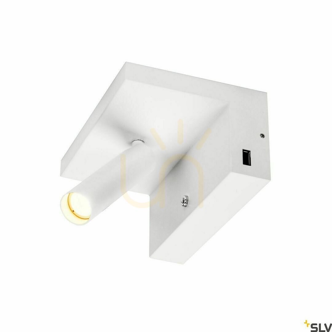 Preview Wall Light SLV KARPO Bedside White 6.8W 3000K USB 1002140 Wall Light SLV KARPO Bedside White 6.8W 3000K USB 1002140