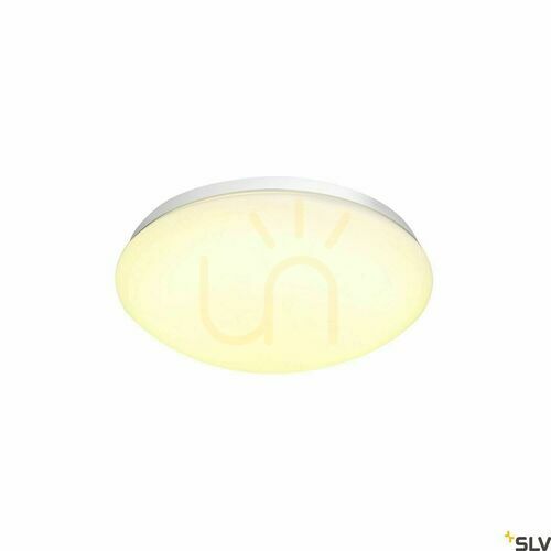 Check Surface-Mounted Lamp SLV LIPSY Dome 30 White 13.5W CCT 3000/4000K IP44 1002020
