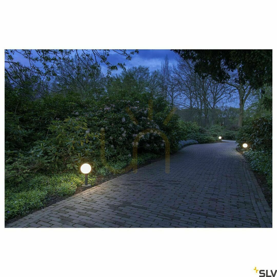 View Outdoor Post Light SLV GLOO PURE Anthracite 44 cm IP44 E27 1002000 Outdoor Post Light SLV GLOO PURE Anthracite 44 cm IP44 E27 1002000
