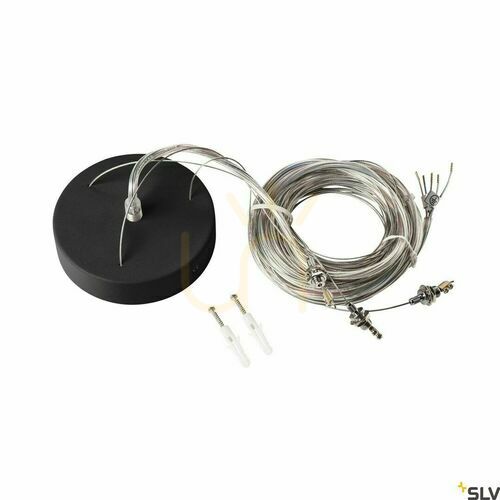 Check Pendant Kit SLV MEDO 5m Round Black Steel 1001952