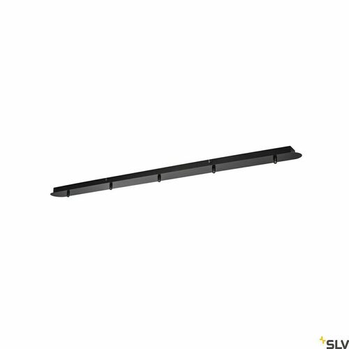 Check Ceiling Rose SLV FITU 5-Outlets Black 120 cm 1001820