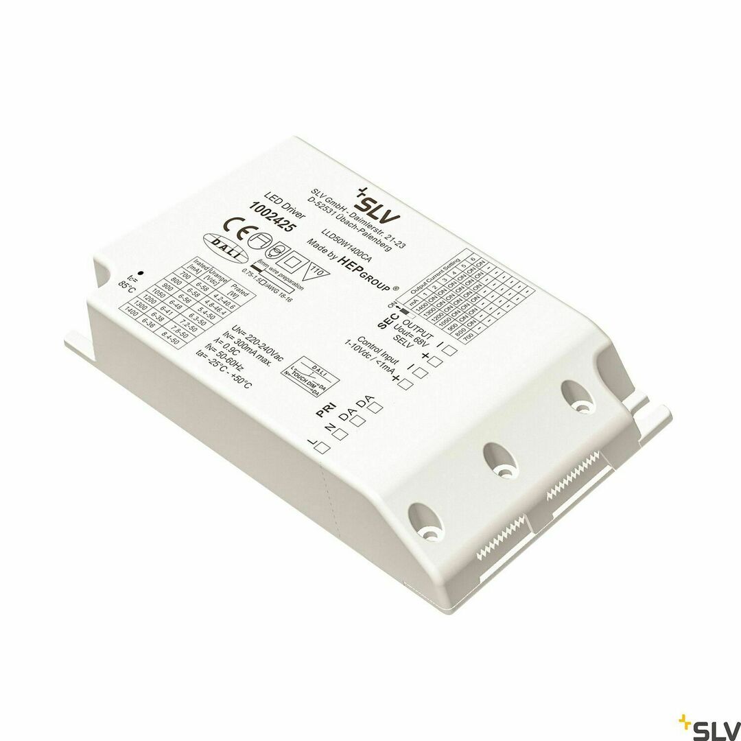 Check LED driver SLV MEDO 600 DALI/1-10V dimmable white 1002425 LED driver SLV MEDO 600 DALI/1-10V dimmable white 1002425