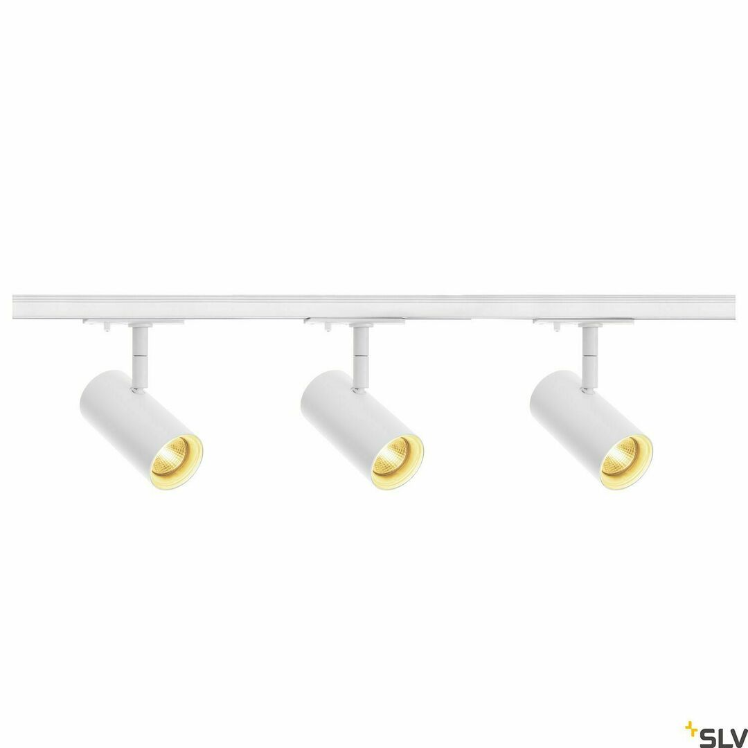 View Rail Light Set SLV Noblo 1-Circuit LED 24W 2700K White 1002611 Rail Light Set SLV Noblo 1-Circuit LED 24W 2700K White 1002611