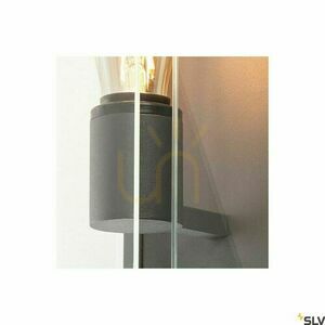 Outdoor Wall Light SLV QUADRULO WL E27 Anthracite Aluminum IP44 1002403 small 2