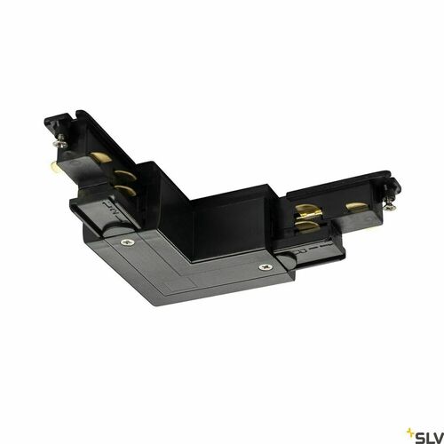 Check Busbar power supply corner connector SLV S-TRACK DALI 3-phase black 1002648