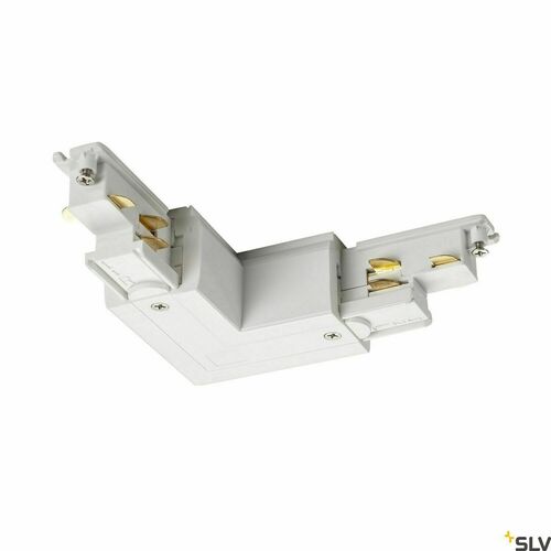 Check Busbar Power Feed L Connector SLV S-TRACK DALI 3-Circuit White 1002650
