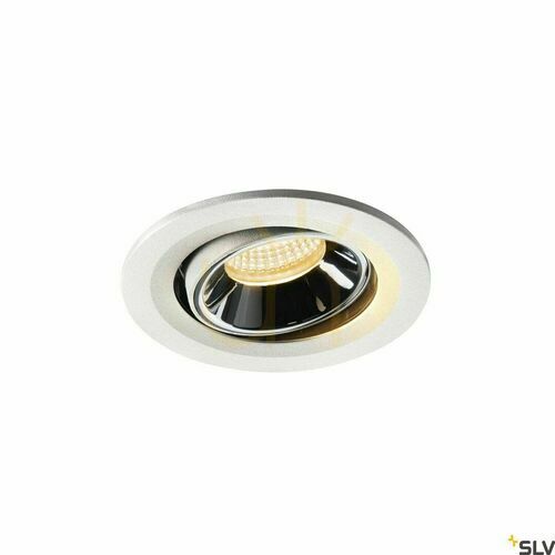 Check Recessed downlight SLV NUMINOS MOVE S white/chrome 8.6W 2700K 1005330