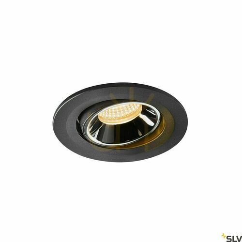 Check Recessed Downlight SLV NUMINOS Move S Black/Chrome 8.6W 2700K 1005321