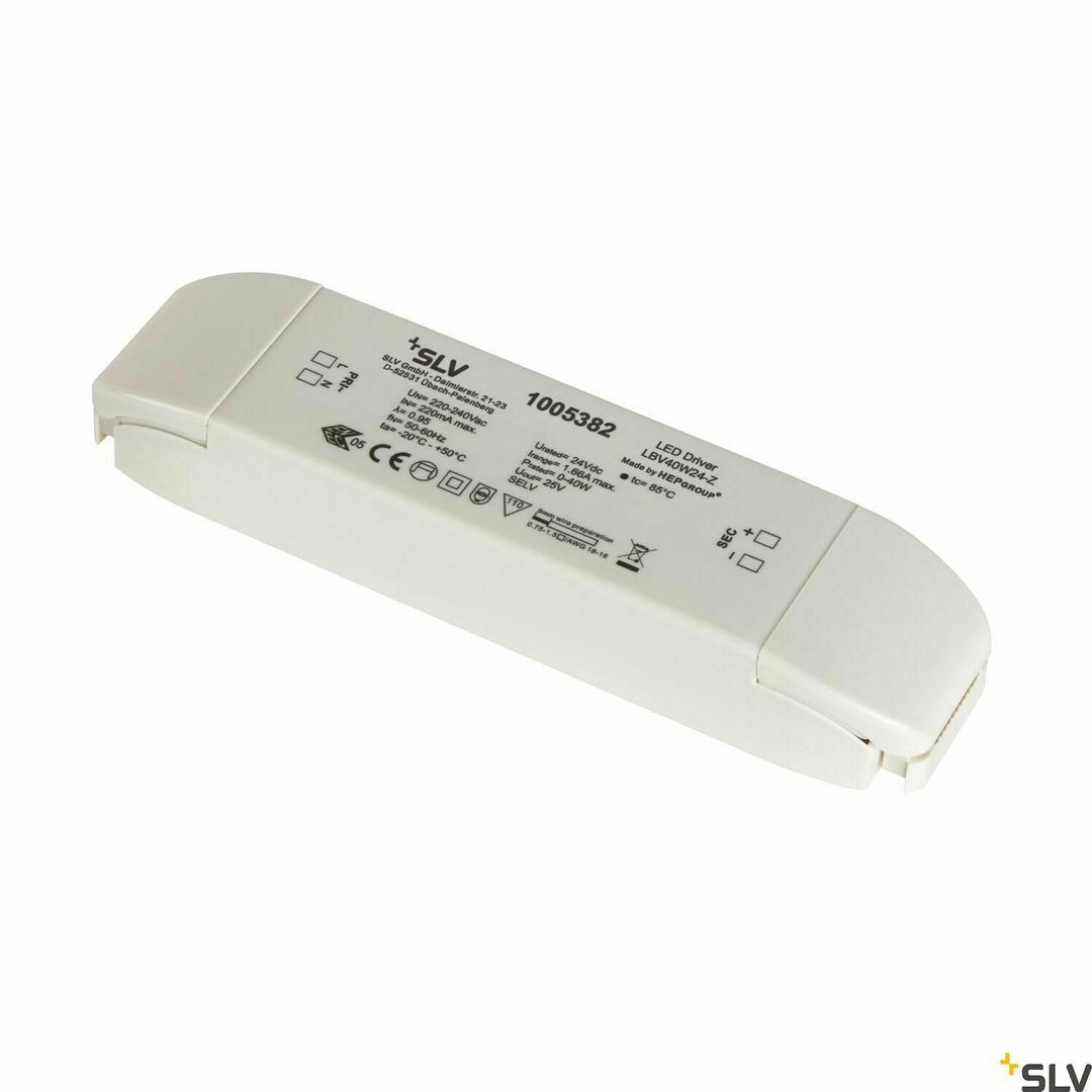 Check LED power supply SLV 24V 40W white 1005382 LED power supply SLV 24V 40W white 1005382