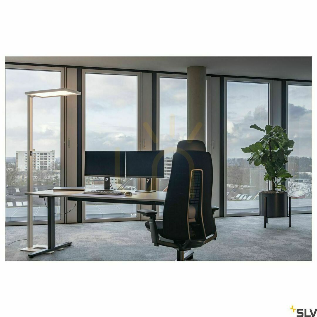Check Floor Lamp SLV WORKLIGHT II White 79W 4000K 7600lm 1005391 Floor Lamp SLV WORKLIGHT II White 79W 4000K 7600lm 1005391