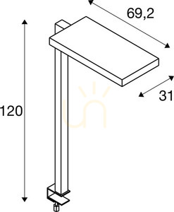 Table Lamp SLV WORKLIGHT II White 79W 4000K 7600lm 1005394 small 6