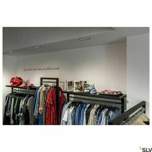 Recessed Ceiling Light SLV MILANDOS 6 Black 3000K 780lm 1005416 small 3
