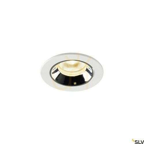 Check Recessed downlight SLV NUMINOS XS white/chrome 7W 2700K 670lm 1005516