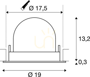 Recessed Luminaire SLV NUMINOS GIMBLE XL White/Chrome 37.4W 3000K 1006064 3 Recessed Luminaire SLV NUMINOS GIMBLE XL White/Chrome 37.4W 3000K 1006064 small 3