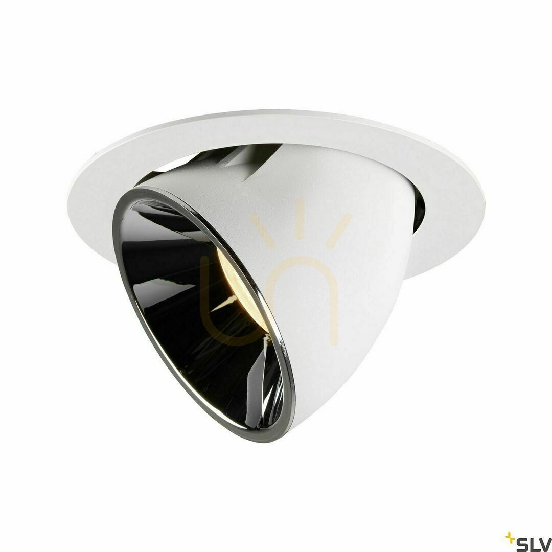 Check Recessed Luminaire SLV NUMINOS GIMBLE XL White/Chrome 37.4W 3000K 1006064 Recessed Luminaire SLV NUMINOS GIMBLE XL White/Chrome 37.4W 3000K 1006064