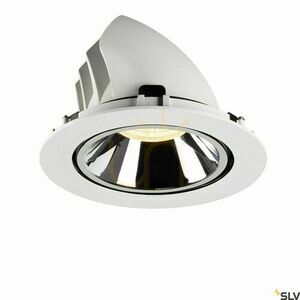 Recessed downlight SLV NUMINOS GIMBLE XL white/chrome 3000K 37.4W 1006061 small 1