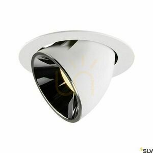 Recessed downlight SLV NUMINOS GIMBLE XL white/chrome 3000K 37.4W 1006061 small 0