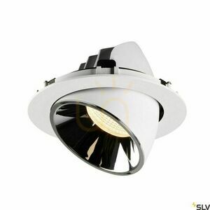 Recessed downlight SLV NUMINOS GIMBLE XL white/chrome 37.4W 2700K 55° 1006046 small 2