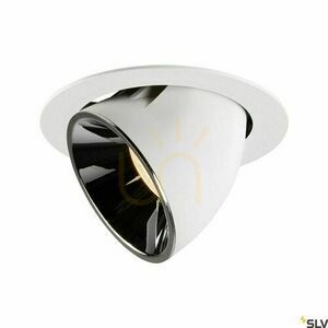 Recessed downlight SLV NUMINOS GIMBLE XL white/chrome 2700K 37.4W 1006043 0 Recessed downlight SLV NUMINOS GIMBLE XL white/chrome 2700K 37.4W 1006043 small 0