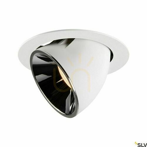 Check Recessed Downlight SLV NUMINOS GIMBLE XL White/Chrome 37.4W 2700K 1006040